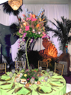 Safari Theme Table Decor
